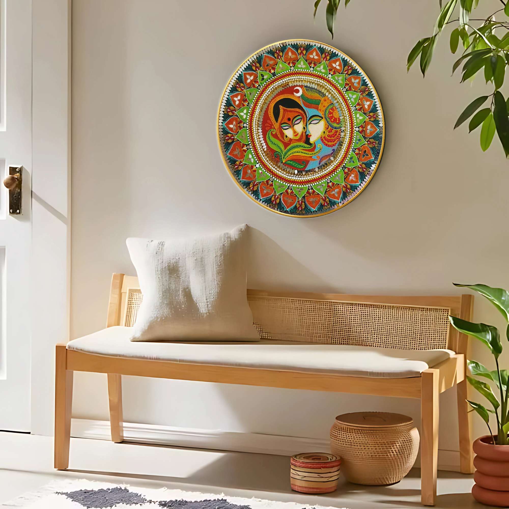 Round Wall Painting - Image 2